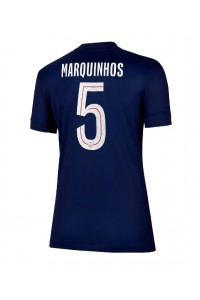 Paris Saint-Germain Marquinhos #5 Jalkapallovaatteet Naisten Kotipaita 2025-26 Lyhythihainen